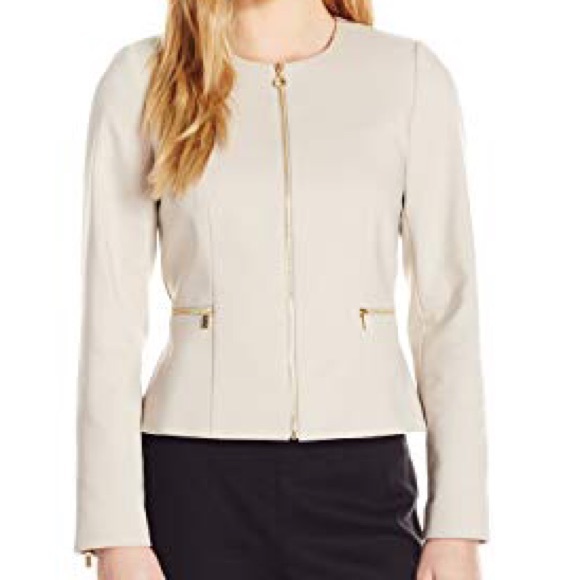 calvin klein tan jacket